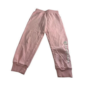 Champion Girls Jogging Pants Fleece Lines Pink Size 7-8